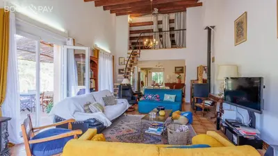 Coin salon dans l'établissement Maison du Fangu - Da Simone - Maison de 160 m2
