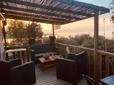 Paysage naturel près de le camping