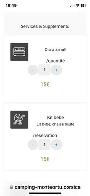 Plan de l'établissement Notre paradis