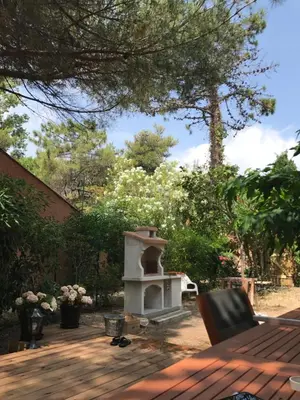 Jardin de l'établissement Mini villa avec jardin