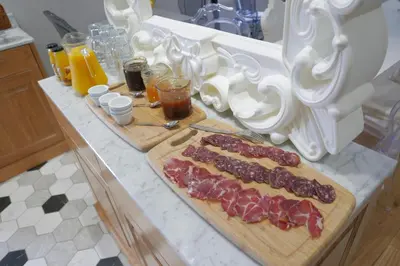 Nourriture dans l'hôtel ou à proximité