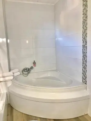 Salle de bains dans l'établissement Hôtel Le Golfe Ecolabel EU