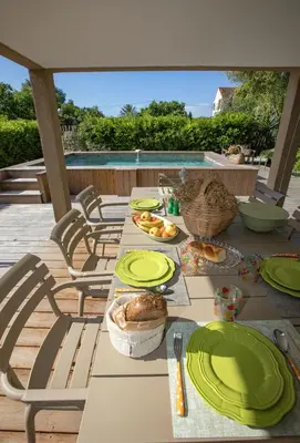 Nourriture dans la maison de vacances ou à proximité