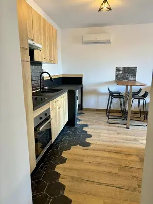 Cuisine ou kitchenette dans l'établissement Casa Straboni Corte
