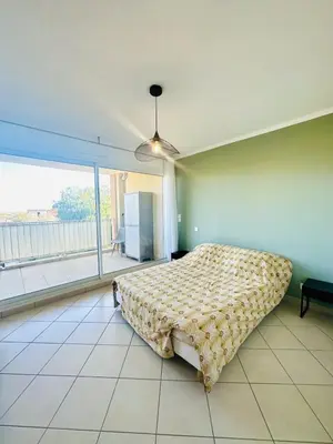 Un ou plusieurs lits dans un hébergement de l'établissement Appartement 2 chambres