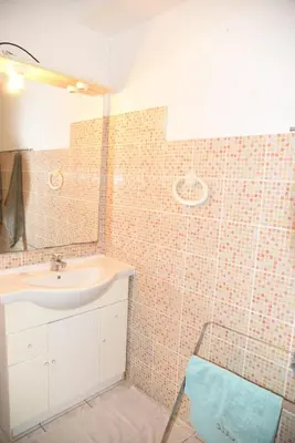 Salle de bains dans l'établissement Appartement Coté mer