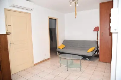 Coin salon dans l'établissement Appartement Coté mer