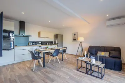 Cuisine ou kitchenette dans l'établissement La Casa Di Castagni - Climatisé avec terrasse