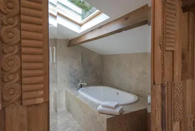 Salle de bains dans l'établissement Dominique Colonna