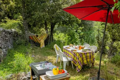 Jardin de l'établissement Casa Di Babbo