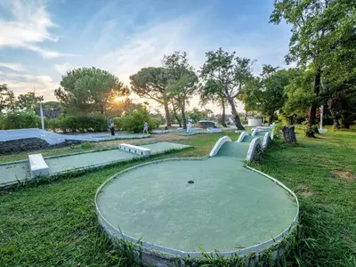 Jardin de l'établissement Camping Domaine d'Anghione