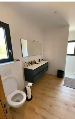 Salle de bains dans l'établissement Casa Culomba