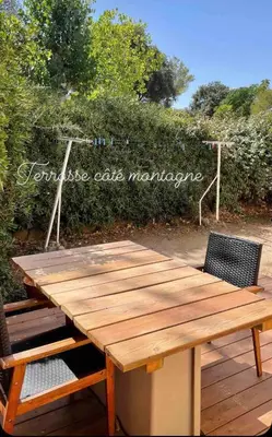 Jardin de l'établissement SOLANE 5 villa 100m plage