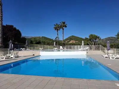 Piscine de l'établissement Studio 3 pers climatisé avec piscine à ST FLORENT ou située à proximité