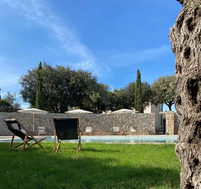 Jardin de l'établissement L'écrin des bois