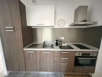 Cuisine ou kitchenette dans l'établissement Appartement Lido de la Marana
