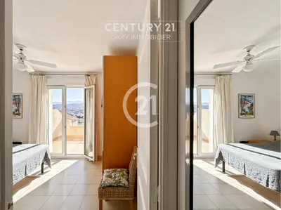 Un ou plusieurs lits dans un hébergement de l'établissement Le sémaphore - Appartement deux chambres à Ile-Rousse