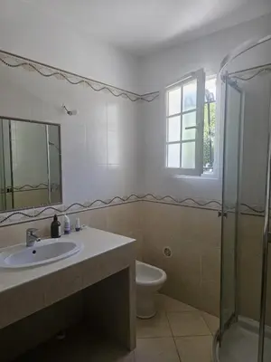 Salle de bains dans l'établissement Rez de villa