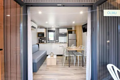 Cuisine ou kitchenette dans l'établissement Camping Bella Vista