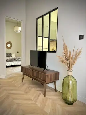 Télévision ou salle de divertissement dans l'établissement Appartement Bastia centre ancien