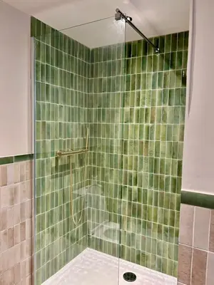 Salle de bains dans l'établissement Appartement Bastia centre ancien