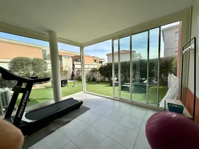 Salle ou équipements de sports de l'établissement Appartement Cardellina Jardin & Ville