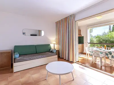 Coin salon dans l'établissement Apartment Casa Antonio by Interhome