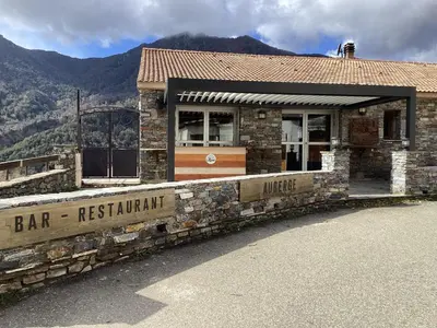 Vue générale sur la montagne ou vue sur la montagne depuis le B&B/chambre d'hôtes