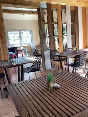 Coin salon dans l'établissement Auberge chez François