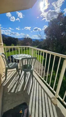 Balcon ou terrasse dans l'établissement Studio Gare Corte