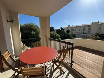 Balcon ou terrasse dans l'établissement Armonia - Appartement en centre-ville