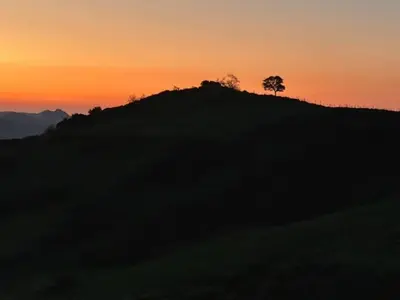 Paysage naturel près de la maison de vacances