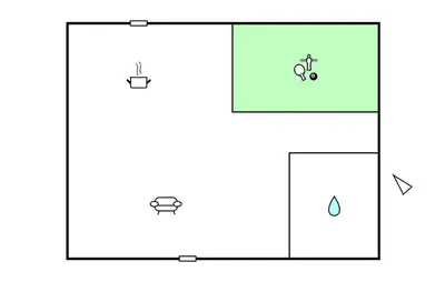 Plan de l'établissement 1 Bedroom Awesome Home In Vignale