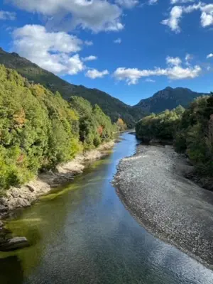Paysage naturel près de la maison de vacances