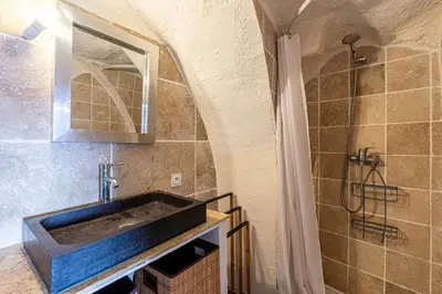 Salle de bains dans l'établissement U Fragnu - A 10min de LIle-Rousse