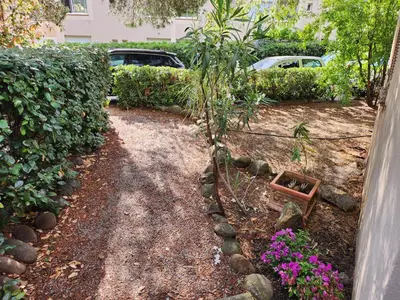 Jardin de l'établissement CALVI STUDIO TERRASSE PLAGe