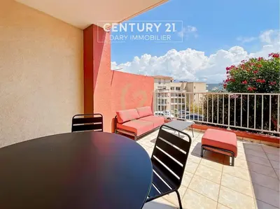 Balcon ou terrasse dans l'établissement Calvi T2 les Jasmins proche centre