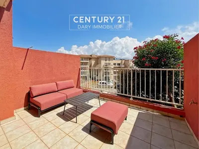 Balcon ou terrasse dans l'établissement Calvi T2 les Jasmins proche centre