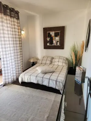 Un ou plusieurs lits dans un hébergement de l'établissement Appartement centre de calvi