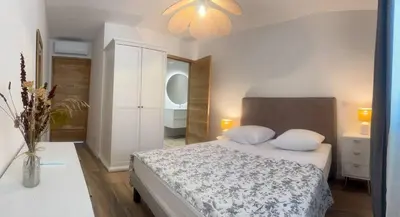 Un ou plusieurs lits dans un hébergement de l'établissement Les chambres du Cap Corse