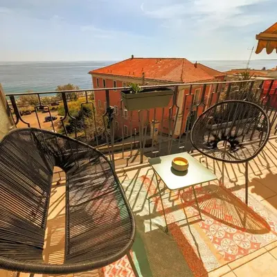 Appartement familial - Vue mer