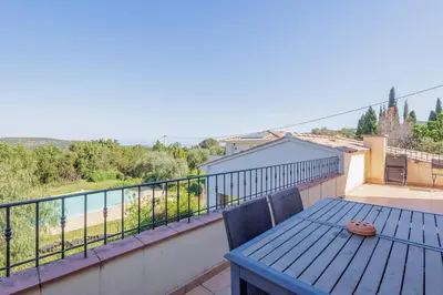 Balcon ou terrasse dans l'établissement L'Alivi di Losari 9 - piscine naturelle et jacuzzi