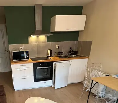 Cuisine ou kitchenette dans l'établissement Appartement BASTIA