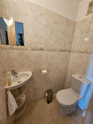 Salle de bains dans l'établissement Bel appartement Erbalunga- A deux pas de la plage