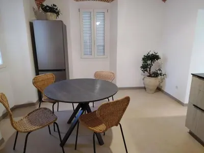 Cuisine ou kitchenette dans l'établissement U Casone
