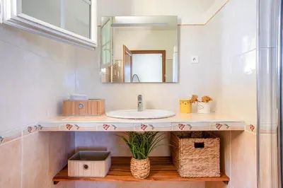 Salle de bains dans l'établissement Villa Amarena