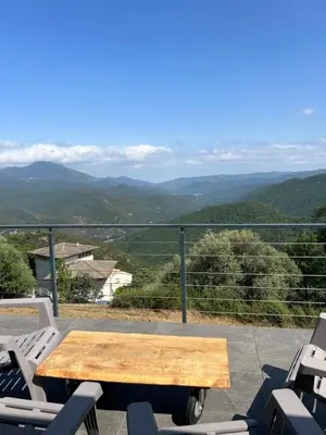 Paysage naturel près de la maison de vacances