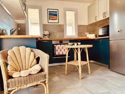 Cuisine ou kitchenette dans l'établissement Villa CASAPALMEA