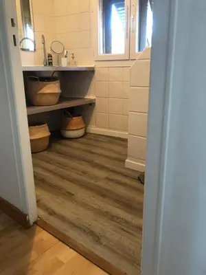 Salle de bains dans l'établissement Cap Corse-Santa Severa, grande appartamento vista mare
