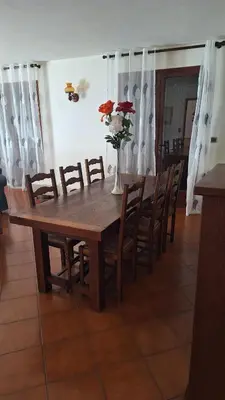 Coin salon dans l'établissement Villa de campagne en Corse